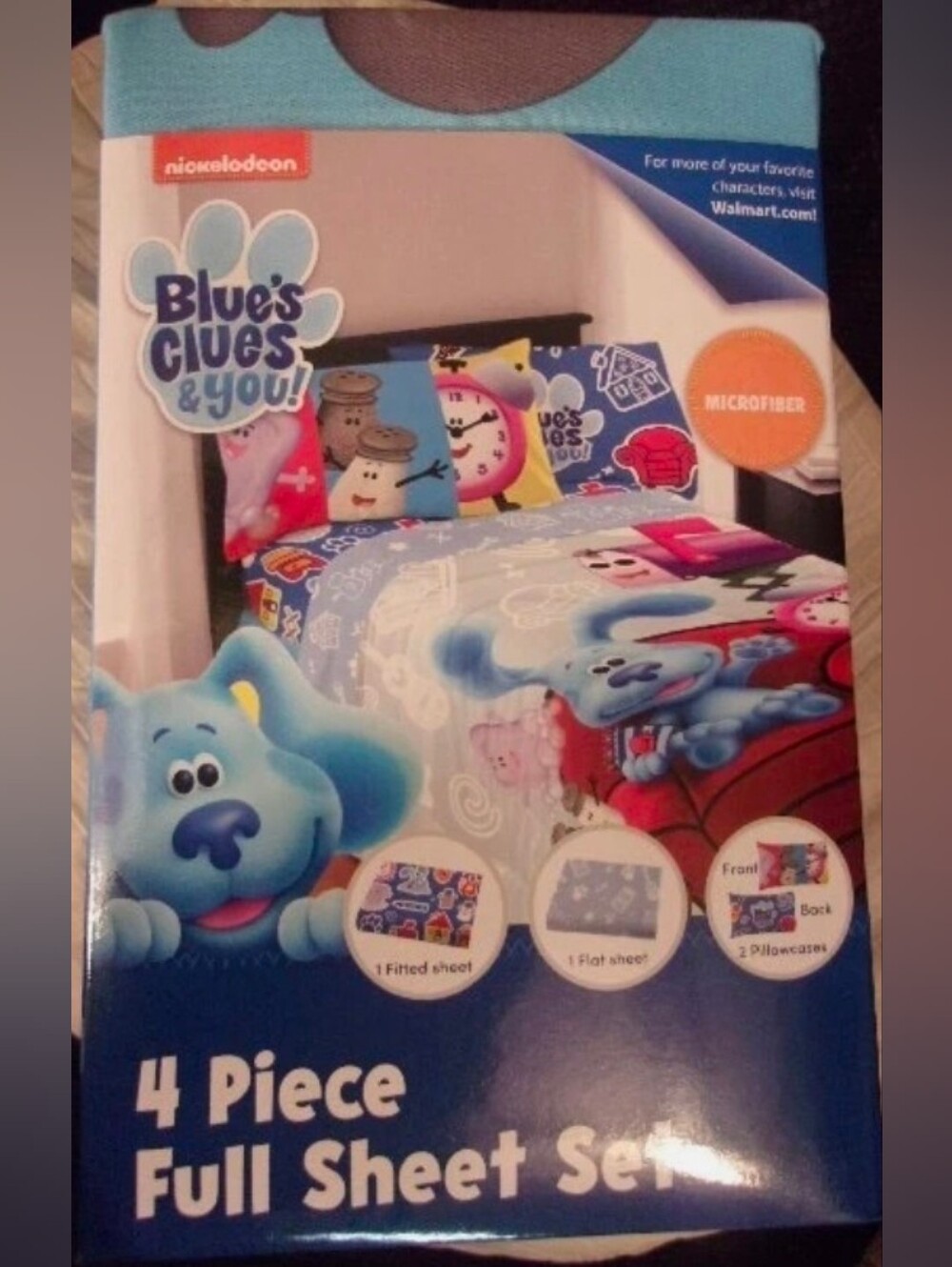 Kids Microfiber Sheet Set - Blue